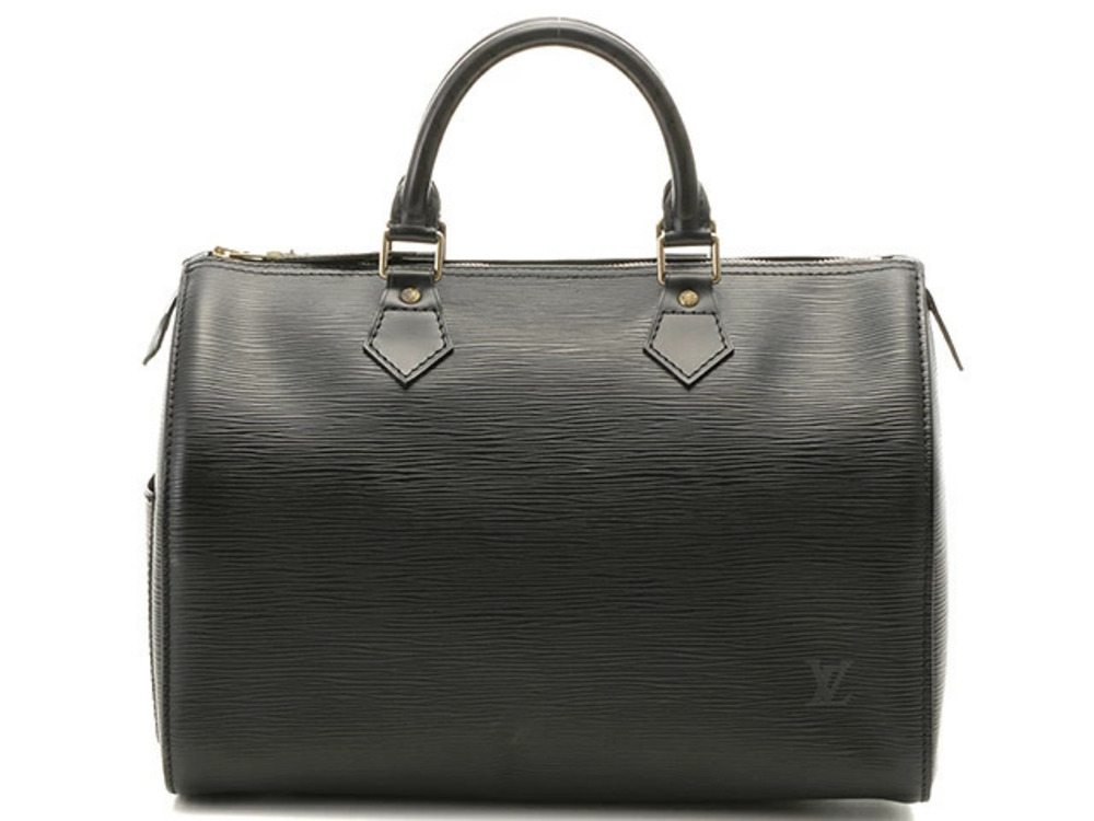 LOUIS VUITTON Speedy Epi Noir Black Boston Bag